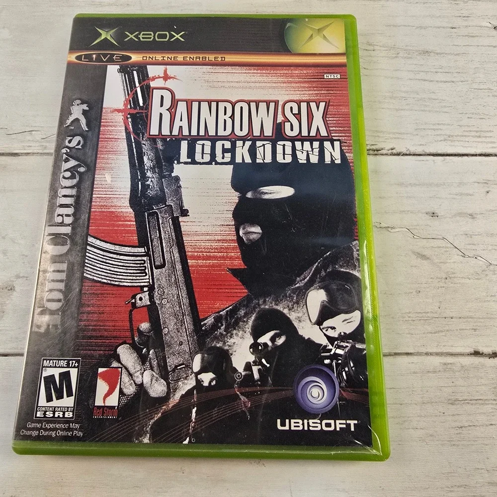 Tom Clancy's Rainbow Six Lockdown Microsoft Xbox OG Game CIB NTSC Ubisoft
